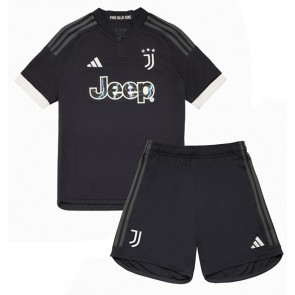 Juventus Dětské Alternativní dres komplet 2023-24 Krátký Rukáv (+ trenýrky)